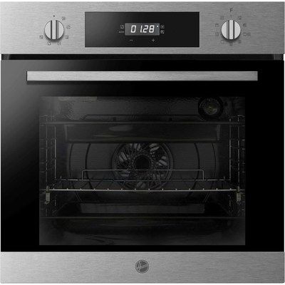 Hoover HOC3BF5558IN H-OVEN 500 9 Function Electric Built-in Single Oven With Pyrolytic Cleaning - Stainless Steel