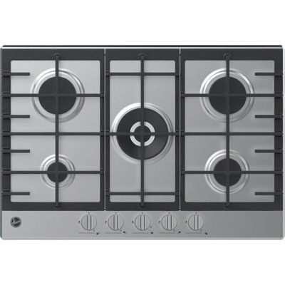 Hoover HMK75WK3X 74cm Gas Hob - Stainless Steel