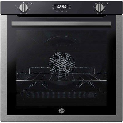 Hoover HOXC3UB3358BI H-OVEN 300 8 Function Electric Built-in Single Oven With Hydrolytic Cleaning - Black