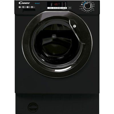 Candy CBW49D2BBE Integrated 9 kg 1400 Spin Washing Machine - Black 