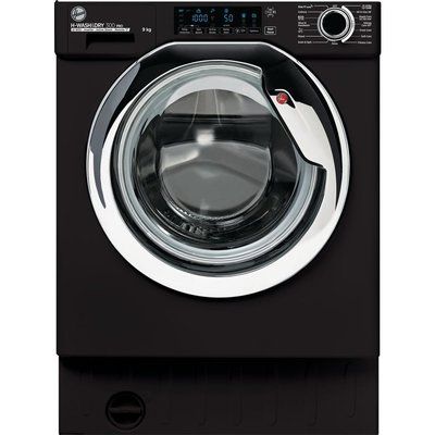 Hoover H-WASH 300 Pro HBWOS 69TAMCET Integrated WiFi-enabled 9 kg 1600 Spin Washing Machine - Black 