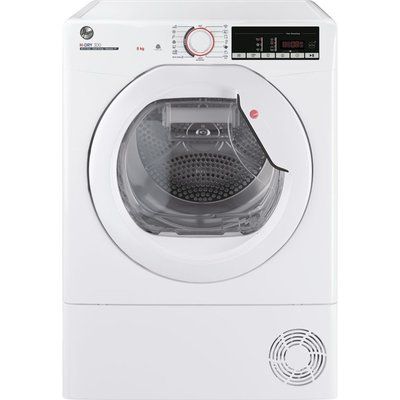 Hoover H-Dry 300 HLE H8A2TE WiFi-enabled 8 kg Heat Pump Tumble Dryer - White 