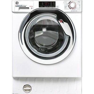 Hoover H-WASH&DRY 300 LITE HBDS495D1ACE Integrated 9Kg / 5Kg Washer Dryer with 1400 rpm - White