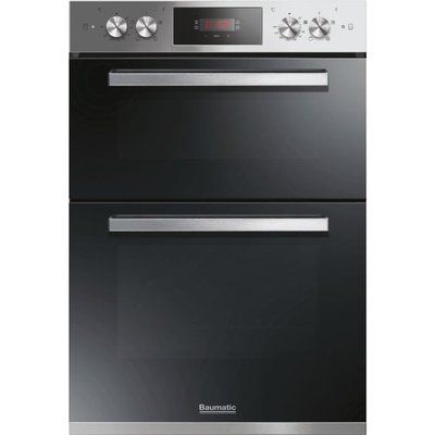 Baumatic BOS205X Built In Electric Double Oven - Stainless Steel
