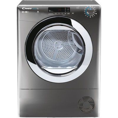 Candy Smart Pro Free Standing Condenser Tumble Dryer in Graphite