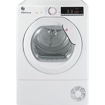 Hoover HLEC8TG Wifi Connected 8Kg Condenser Tumble Dryer - White