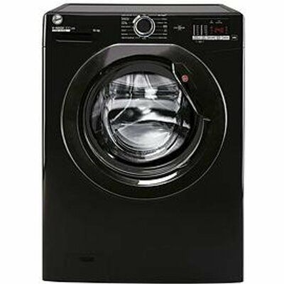 Hoover H-Wash 300 300 H3W4102DABBE-80 10KG Freestanding Washing Machine - Black