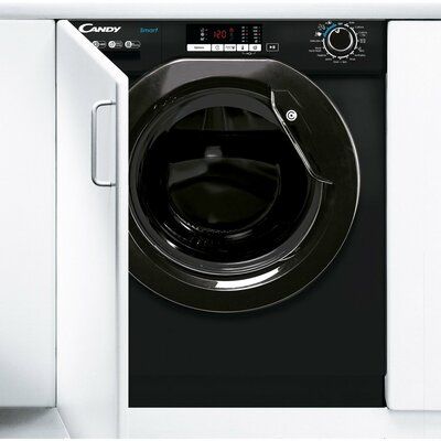 Candy Smart CBW49D2BBW4 Integrated 9kg Washing Machine - Black