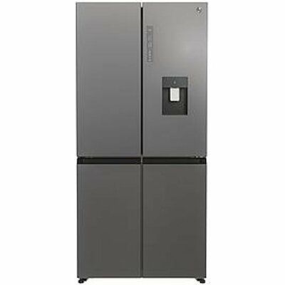 Hoover HHCR3818EWPL 83 Cube E-Rated Non Plumbed Wd Freestanding Us Style Refrigeration - Inox