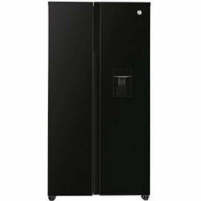 Hoover HHSBSO-6174BWDK-1 American Style Fridge Freezer With Non Plumbed Water Dispenser - Black
