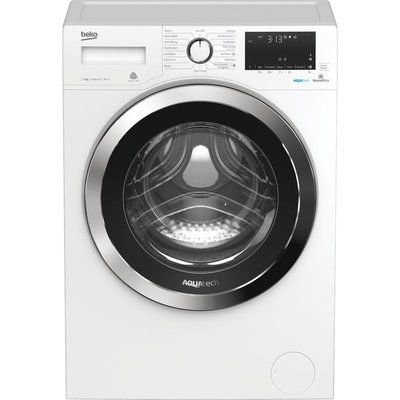 Beko Aquatech WX84044E0W Bluetooth 8 kg 1400 Spin Washing Machine - White