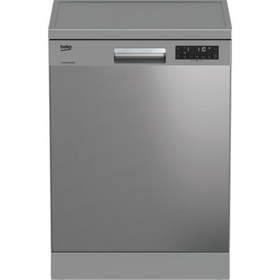 Beko DFN28R22X Standard Dishwasher - Stainless Steel