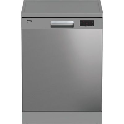 Beko DFN16430X Standard Dishwasher - Stainless Steel