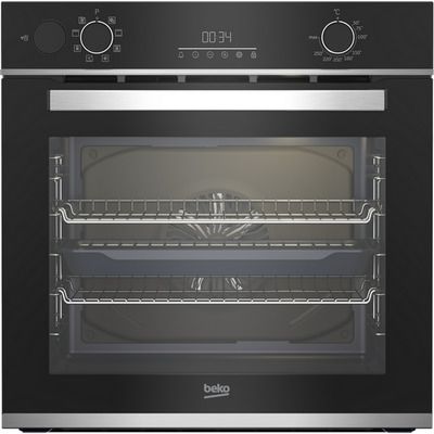 Beko AeroPerfect BBIS25300XC Built In Electric Single Oven with added Steam Function - Stainless Steel 