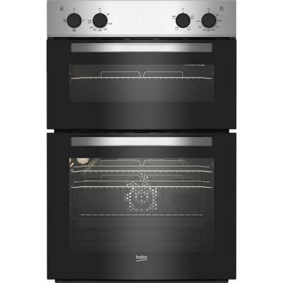 Beko BBRDF21000X Built In Electric Double Oven - Stainless Steel