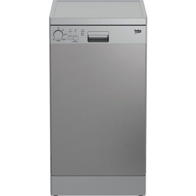 Beko DFS05020X Slimline Dishwasher - Stainless Steel 