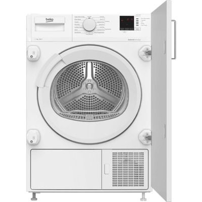 Beko DTIKP71131W Integrated 7Kg Heat Pump Tumble Dryer - White