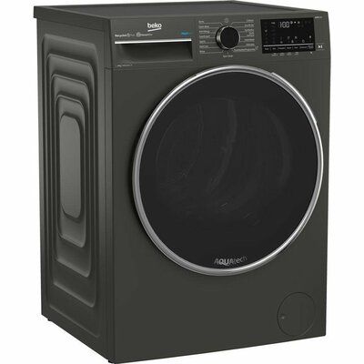 Beko Aquatech B5W5841AG Bluetooth 8 kg 1400 Spin Washing Machine - Graphite