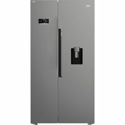 Beko ASD2542VX HarvestFresh American Style Fridge Freezer - Water Dispenser
