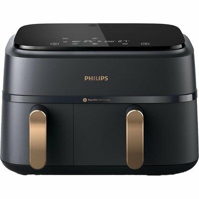 Philips 3000 Series NA352/00 Dual Zone Air Fryer - Black 
