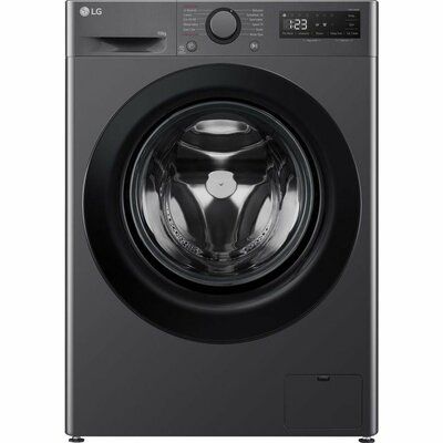 LG TurboWash 360 with AI F4C510GBTN1 10 kg 1400 Spin Washing Machine - Slate Grey