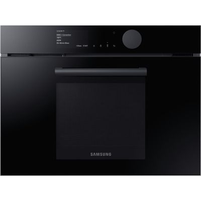 Samsung Infinite NQ50T8539BK Wifi Connected Built In Compact Electric Single Oven with Microwave Function - Onyx Black