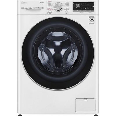 LG EZDispense TurboWash with AI DD V7 F4V710WTSA WiFi-enabled 10.5 kg 1400 Spin Washing Machine - White 
