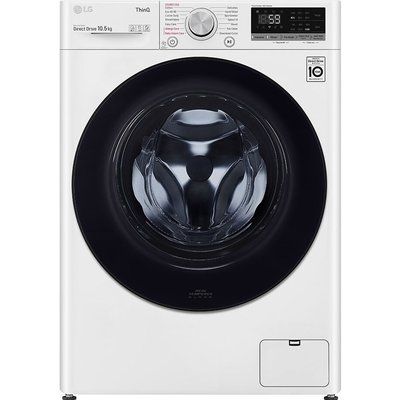 LG AI DD V5 F4V510WSE WiFi-enabled 10.5 kg 1400 Spin Washing Machine - White 