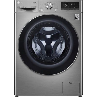 LG TurboWash with AI DD V6 FWV686STE WiFi-enabled 8 kg Washer Dryer - Graphite 