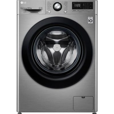 LG AI DD V3 F4V310SNE 10.5 kg 1400 Spin Washing Machine - Graphite 