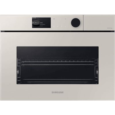 Samsung Series 7 Bespoke NQ5B7993AAA Built In Compact Electric Single Oven - Satin Beige