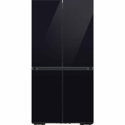 Samsung Bespoke RF65A967622 Wifi Connected Plumbed Total No Frost American Fridge Freezer - Clean Black