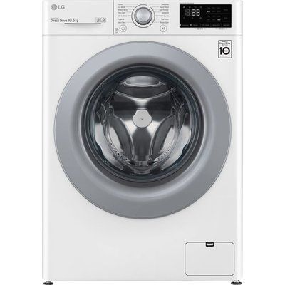 LG AI DD V3 F4V310WNE 10.5 kg 1400 Spin Washing Machine - White 