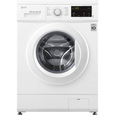 LG Direct Drive F4MT08WE 8 kg 1400 Spin Washing Machine - White 
