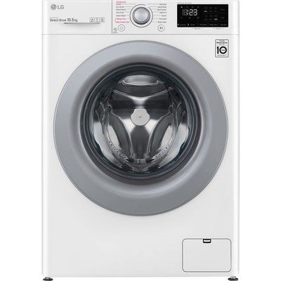 LG AI DD V3 F4V309WNE 9 kg 1400 Spin Washing Machine - White 