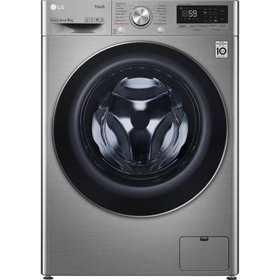 LG TurboWash with AI DD V7 F4V709STSE WiFi-enabled 9 kg 1400 Spin Washing Machine - Graphite 