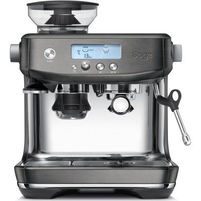 Sage The Barista Pro SES878BST Bean to Cup Coffee Machine - Black Stainless Steel 