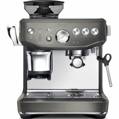 Sage Barista Express Impress Bean to Cup Coffee Machine - Black Stainless Steel 
