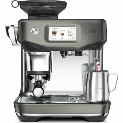 Sage the Barista Touch Impress SES881 Bean to Cup Coffee Machine - Black Stainless Steel 
