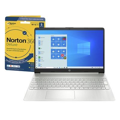 HP Slim 15.6" i7 8GB 512GB FHD Laptop & Norton 360