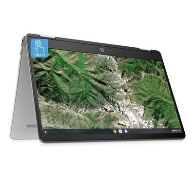 HP X360 14in Celeron 4GB 64GB 2-in-1 Chromebook - Silver