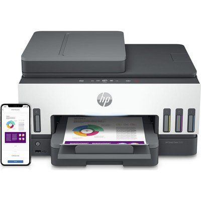 HP Smart Tank 7605 All-in-One Wireless Inkjet Printer - Grey & White