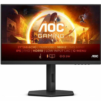 AOC 27G4X Full HD 24" IPS LCD Gaming Monitor - Black 