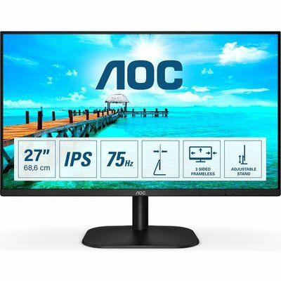 AOC 27B2H Full HD 27" IPS LCD Monitor - Black 