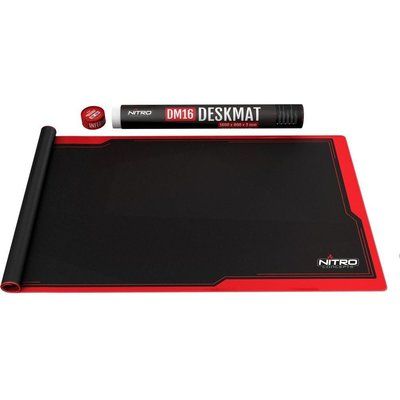 Nitro Concepts DM16 Deskmat Gaming Surface, 1600 x 800 mm - Red