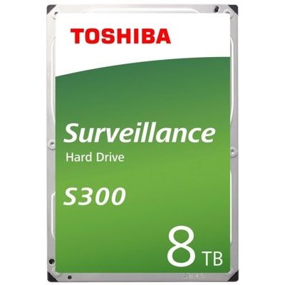 Toshiba S300 Surveillance 8 TB Internal HDD - 3.5" - SATA 6Gb/s -