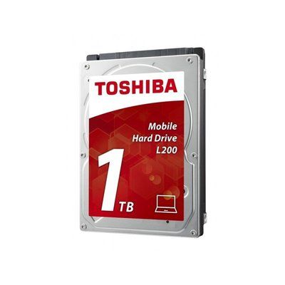 Toshiba 2.5 1TB SATA3 L200 Hard Drive 5400RPM 128MB Cache 7mm