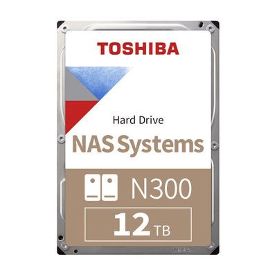 Toshiba N300 12TB High-Reliability NAS Hard Drive