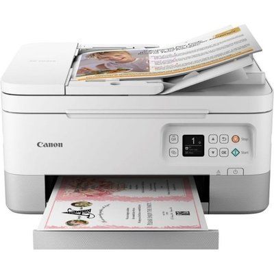 CANON PIXMA TS7451 All-in-One Wireless Inkjet Printer - White 