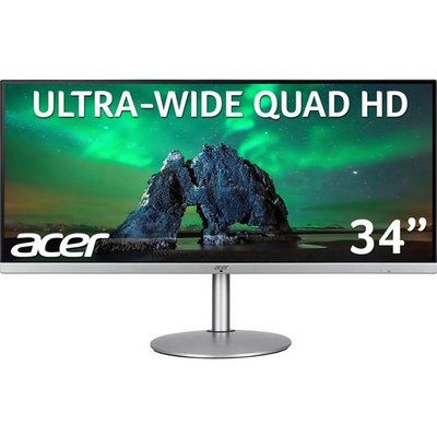 Acer CB342CK UWGHD 34" 75Hz Monitor with AMD FreeSync - Silver